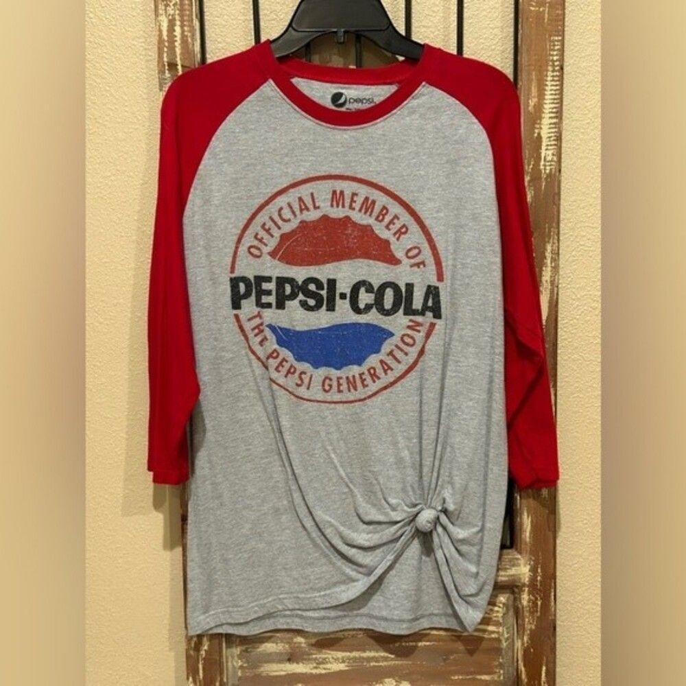 Pepsi logo long sleeve tshirt